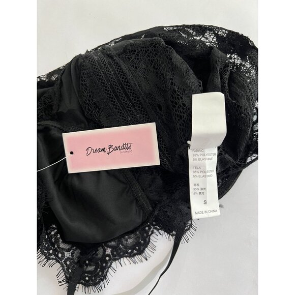 Dream Bandits Teddy Bodysuit in Black - Picture 3 of 3